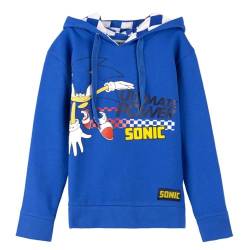 Sonic the Hedgehog Kapuzenpullover für Jungen, Sweatshirt, Geschenk für Kinder und Jugendliche, Größe 12 Jahre von Sonic the Hedgehog