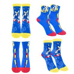 Sonic the Hedgehog Socken für Jungen, Socken Design, Geschenk für Kinder und Jugendliche, Größe EU 23/26 von Sonic the Hedgehog