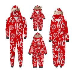 Familien Weihnachten Schlafanzug Pyjamas Set Winter Warm Damen Herren Jungen und Mädchen Nachtwäsche Overall Hausanzug Weihnachtskleidung Nachtwäsche Weihnachts Matching Pyjamas Christmas von Sonnena