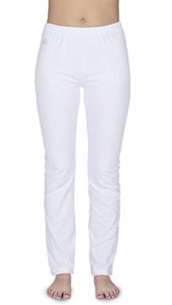 Sonnengruss Yogahose Damen (S, Weiss) von Sonnengruss