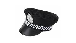Sonnenscheinschuhe® Kostüm Mütze Polizist Karnevalsmütze Verkleidung Polizeimütze Fasching Fastnacht von Sonnenscheinschuhe