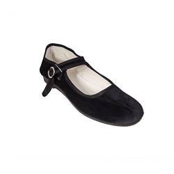 Sonnenscheinschuhe China Samtschuhe Gr. 34-42 SCHWARZ NEU Chinaschuhe Ballerinas Trachtenschuhe (37) von Sonnenscheinschuhe