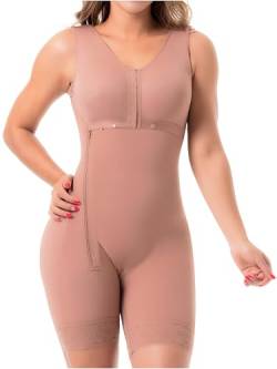 Sonryse 053 Slimming Body Shaper Zip Girdle for Women | Fajas Colombianas (Mocha, 3XL) von Sonryse