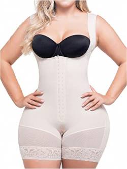 Sonryse Shapewear für Frauen, Bauch-Tuck-Kontrolle, kolumbianische Fajas, Kolumbianas, nach Operationen, 211bf Beige, Medium von Sonryse