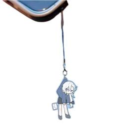 Sonsoke Genshin Impact Spielfigur Schlüsselanhänger Cosplay Schlüsselanhänger Telefon Lanyard Anhänger Dekoration Elementar Gem (Neuvillette) von Sonsoke