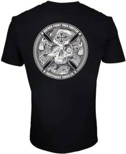 Independent T-Shirt FTS Skull T-Shirt - Black Black XXL von Sopla