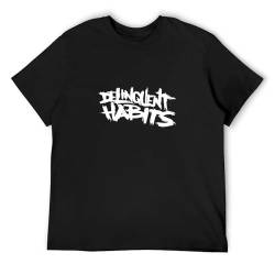Oakes Delinquent Habits T Shirt Logo Black M von Sopla