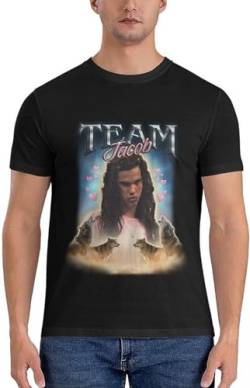 Team Jacob Twilight Cursed Fan Collage T-Shirt tees Big and Tall t Shirts for Men L von Sopla