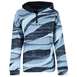 Soquesto Damen Hoodie Sweatshirt blue stripes M von Soquesto