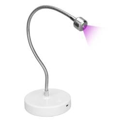 UV-LED-nagellampe, Gel-nagellack-trockenlampe, 3W Schwanenhals-UV-lampe für Gelnägel, Flexibel Schnelltrocknend Lampe für Nageltrockner Nagelkunst-härtungslampe mit 60S Timing Light von Sorandy