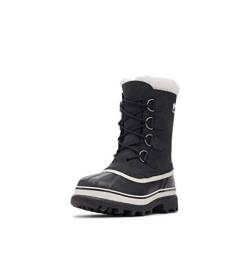 Sorel Caribou wasserdichte Schneestiefel für Damen, Schwarz (Black x Stone), 37 EU von Sorel