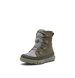 Sorel Damen Explorer Next Joan Waterproof Mode-Stiefel, Stone Green/Alpine Tundra, 41 EU von Sorel