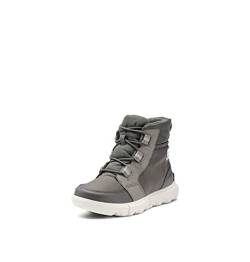 Sorel Damen-Winterstiefel, EXPLORER II CARNIVAL SPORT WP, Grau (Quarry, Sea Salt), Größe: 37 von Sorel