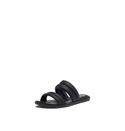 Sorel Ella II Puff-Sandalen für Damen, Schwarz, Meersalz, 38.5 EU von Sorel