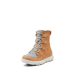 Sorel Explorer II Joan WP wasserdichte Winterstiefel für Damen, Beige (Tawny Buff x Moonstone), 36.5 EU von Sorel