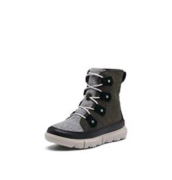 Sorel Explorer II Joan WP wasserdichte Winterstiefel für Damen, Grau (Jet x Vapor), 36.5 EU von Sorel