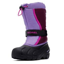 Sorel KIDS FLURRY Schneestiefel für Unisex Baby, Lila (Purple Dahlia x Paisley Purple) - Children, 30 EU von Sorel