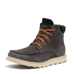 Sorel MADSON II MOC TOE WATERPROOF Winterstiefel für Herren, Grau (Coal), 42 EU von Sorel