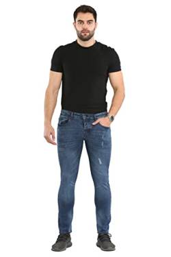 Soroor® Skinny Jeans Herren – Klassische Denim-Skinny-Jeans für Herren, dehnbar, stilvoll und langlebig, Rich Denim | Herren-Stretch-Jeans, Skinny-Jeans für Herren | erhältlich in schwarzen Jeans, von Soroor