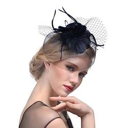 Eleganter Fascinator, Haarspange, Pillendose, Hut für Damen, Cocktail, Tee, Party, Kopfbedeckung, exquisiter französischer Fascinator für Hochzeit, Rose, Haarschmuck, Haarspange für Frauen von Sorrowso