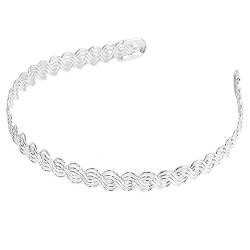 Glatte Metall-Stirnbänder, blanko, Metall-Stirnbänder, Schmuck, Basteln, Drahtrahmen, Haarband für Männer und Frauen, Haar-Accessoire, Metall-Stirnbänder von Sorrowso