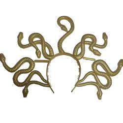 Medusas Schlange Kostüm Stirnband für Erwachsene, Halloween, Königin, Cosplay, Schlange Haarreifen Party Raves Haarschmuck Schlange Haarreifen von Sorrowso