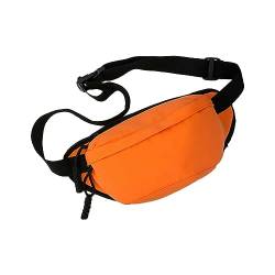 Sorrowso Hüfttasche, Bauchtasche, Reise-Sporttasche für Damen und Mädchen, Crossbody, Hüfttasche, japanischer Stil, verstellbare Brusttasche, Orange von Sorrowso