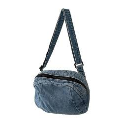 Sorrowso Umhängetasche für Mädchen und Damen, vielseitige Umhängetasche, Mini-Quadrat-Tasche, Reisetasche, große Kapazität, modische Freizeittasche, hellblau von Sorrowso