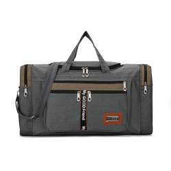 Sorrowso Vielseitige, kompakte Sporttasche, praktisch gestaltete Tasche mit verstellbarem Schultergurt für Reisen, Urlaub und Einkaufen, dunkelgrau von Sorrowso