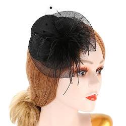 Vintage-Haarspange für die Braut, die Fotos macht, Zylinder-Dekor, Haarnadel, 1920er-Jahre-Stil, Haarspangen für Frauen, Feder-Haarspangen für Frauen, Feder-Haarspange, 1920er Jahre von Sorrowso