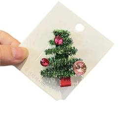 Zöpfe Haarspange für heiße Mädchen, Glitzer, Weihnachtsbaum, Haarspangen, Pferdeschwanz, Pony, Haarspangen für Teenager, Mädchen, Festival, Haarspangen für den Alltag, große schöne Haarspangen für von Sorrowso