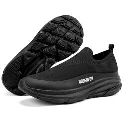 Sosenfer Damen Slip On Sneaker Straßenlaufschuhe Atmungsaktive Leichtgewichts Sportschuhe Walkingschuhe Running Outdoor Joggingschuhe für Fitness Gym-HEISE-41 von Sosenfer