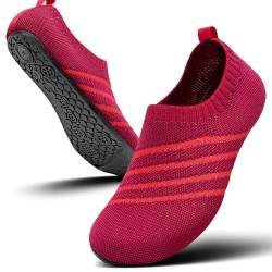 Sosenfer Hausschuhe Herren Hausschuhe Damen geschlossene Hüttenschuhe Pantoffeln Barfußschuhe Slippers-JIUHONGHUN-45 von Sosenfer