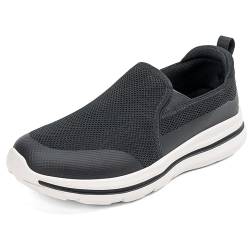 Sosenfer Herren Schuhe Slip on Sneaker Ohne Schnuersenkel Freizeitschuhe Loafer Sportschuhe Casual Atmungsaktiv Schlupfschuhe-HEISE-40 von Sosenfer