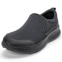 Sosenfer Slip on Sneaker Herren Schuhe Ohne Schnuersenkel Freizeitschuhe Loafer Walkingschuhe Atmungsaktiv Casual Sportschuhe-HEISE-42 von Sosenfer