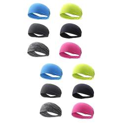 24 Stk Haarbänder Sportliches Haarband Stirnbänder Für Yoga Sportliche Kopfbedeckungen Elastisches Haarband Männer Und Frauen Stirnband Schnelltrocknend von Sosoport