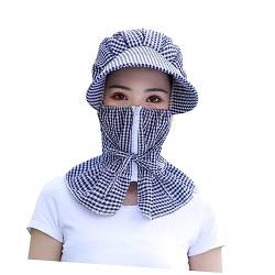 Sosoport Halsmaske Sonnenhut Maske Landwirtschaft agritox Sommermützen für Damen Sicherheit Damen Sonnenhut Anti-UV-Maske für den Sommer Outdoor-Sonnenhüte Gesicht Bedecken Sommerhut von Sosoport