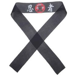 Sosoport Japanisches Stirnband Karate Hachimaki Tragbares Weißes Koch-Bandana-Kostüm Dekorative Koch-Kopfbedeckung Für Bushido Kendos Samurai Ninja von Sosoport