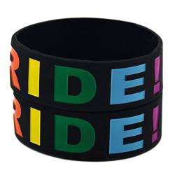 Sosoport uhrenarmbänder Stolz Armband Regenbogen-Armband Stolz-Armband Färbung Pride von Sosoport