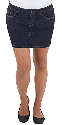 Damen Jeans Minirock Mini Rock Jeansrock Sommerrock Hüftrock Stretch L/40 von Sotala