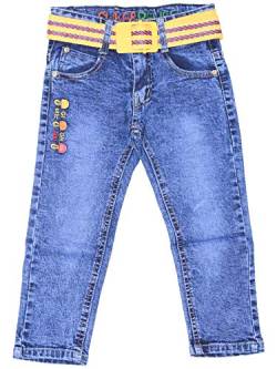 Sotala Boys Jungen Kinderhose Kinderjeans Jeans gerader Schnitt cool stylisch modern Hose mit Gürtel von Sotala