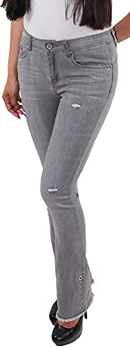 Sotala Damen Jeans Bootcut-Jeans Schlaghose Schlagjeans Flared Hüft Stretch Hose von Sotala