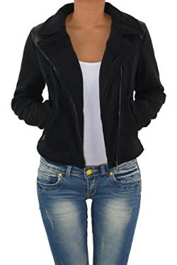 Sotala Damen Sweetjacke Fleece Optik Sweat Jacke Pullover Übergangsjacke Sweatshirt M von Sotala