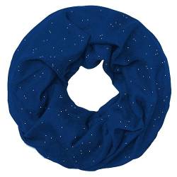 Soul-Cats Loop-Schal/Halstuch mit Glitzer in der Farbe blau von Soul-Cats