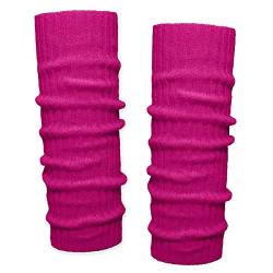 SoulCats 1 Paar Grobstrick Bein Stulpen unifarben in der Farbe pink von SoulCats