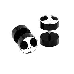 SoulCats 2x10 mm Fakeplugs Fake Plug Tunnel Ohrstecker Ohrringe Fakepiercing, Modell: Modell 33 von SoulCats