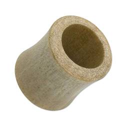 SoulCats 3-25 mm Flesh Tunnel Plug Holz Double Flared Tube Krokodilholz, Größe: 5 mm von SoulCats