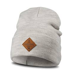 Soulbuddy Beanie für Kinder - Creme - M (45-49cm) | stylische Strickmütze für Kleinkinder, warme Wintermützen für Jungen und Mädchen von Soulbuddy