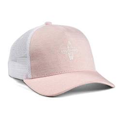 Soulbuddy Trucker Cap Kinder – Cappy Kinder Jungen Mädchen – Basecap Kinder – Snapback Cap Kinder – Mütze Kinder – Individuell verstellbar – 3 Größen verfügbar – Rosa-Weiß – Größe S von Soulbuddy