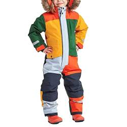 Soulolo Kinder Mädchen Skianzug Schneeanzug Tmungsaktiv und Wasserdicht Winddicht Funktions-Skioverall Schneeanzug Gefüttert von Soulolo